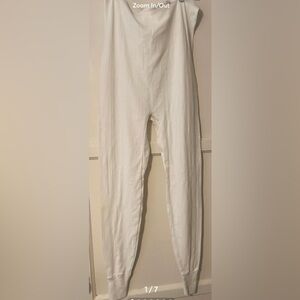 Vintage Thermal Long John Pants size XXXL White